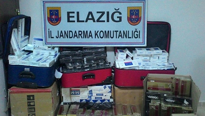 ELAZIĞ'DA 10 BİN PAKET KAÇAK SİGARA ELE GEÇİRİLDİ