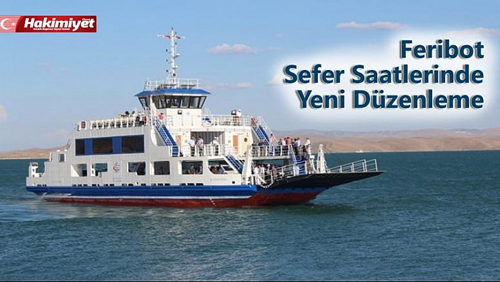 Çemişgezek-Elazığ Feribot Seferleri Yeniden Düzenlendi 