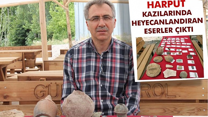 HARPUT KAZILARINDA HEYECANLANDIRAN ESERLER ÇIKTI