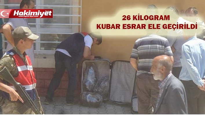 Kubar Esrar Ele Geçirildi 