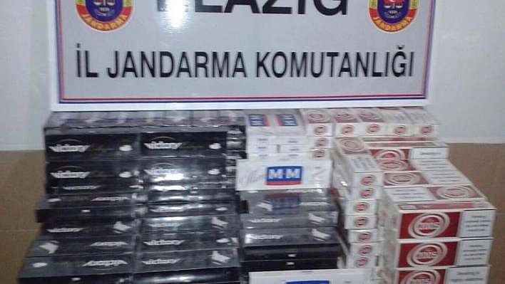 ELAZIĞ'DA 10 BİN PAKET KAÇAK SİGARA ELE GEÇİRDİ