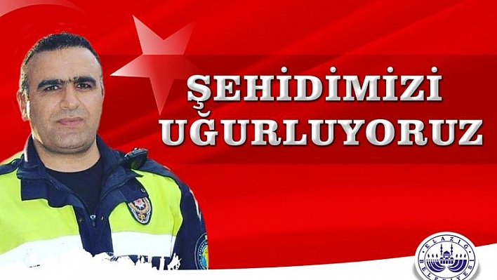 ELAZIĞ KAHRAMAN ŞEHİDİNİ UĞURLUYOR