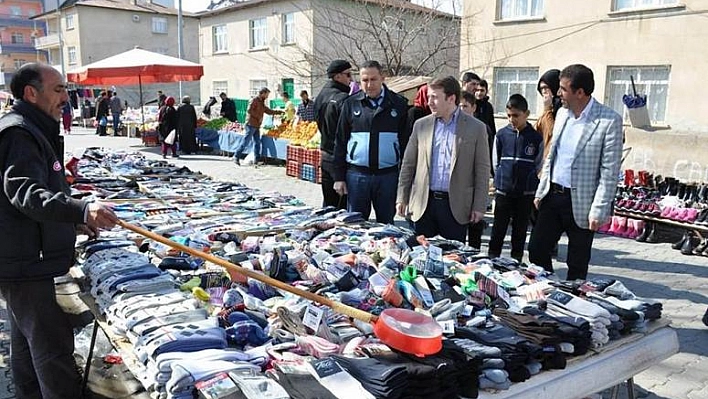 KAYMAKAM SARIOĞLU, PAZARCI ESNAFINI ZİYARET ETTİ