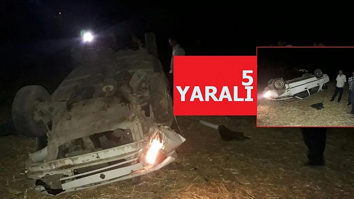 Elazığ'da Trafik Kazası: 5 Yaralı 