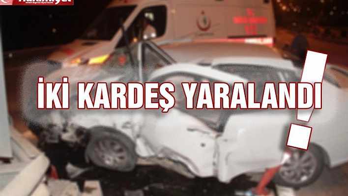 Elazığ'da Trafik Kazası:2 Yaralı