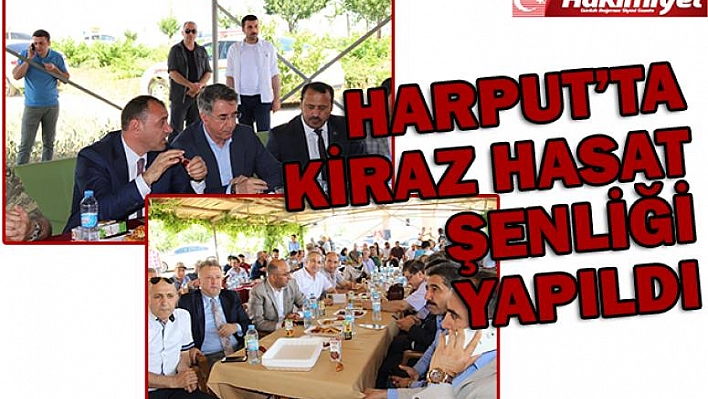 Harput'ta Kiraz Hasat Şenliği Yapıldı 