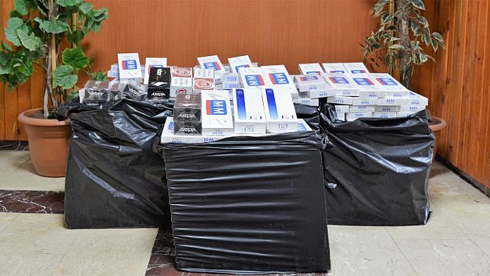 5 BİN 680 PAKET KAÇAK SİGARA ELE GEÇİRİLDİ
