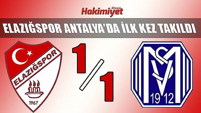 Elazığspor 1-1 SV Meppen