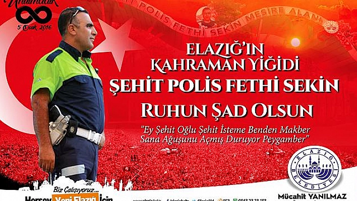 'KAHRAMAN ŞEHİDİMİZİ RAHMETLE ANIYORUZ'