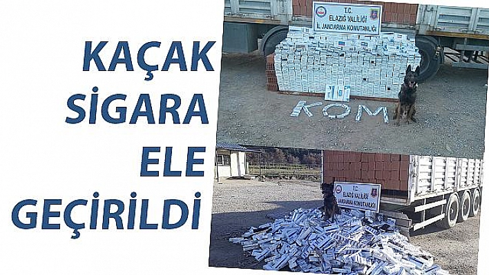 13 BİN 500 PAKET KAÇAK SİGARA ELE GEÇİRİLDİ