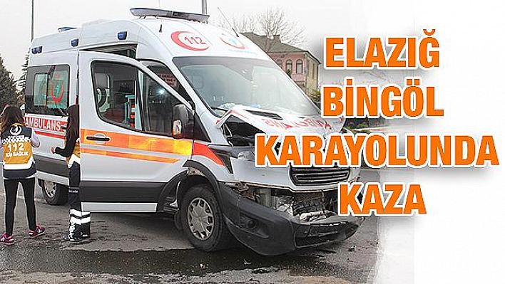 AMBULANSLA KAMYON ÇARPIŞTI: 1 YARALI