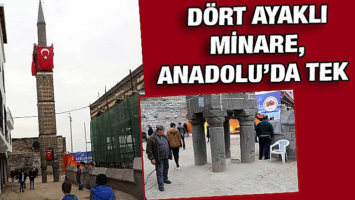 DÖRT AYAKLI MİNARE İKİ BUÇUK YIL SONRA ZİYARETE AÇILDI