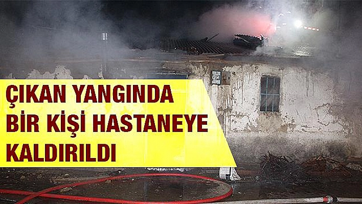 ELAZIĞ'DA EV YANGINI