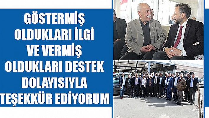 GALERİCİLER SİTESİ VE TERMİNAL ESNAFLARI ARSLAN'A YOĞUN İLGİ GÖSTERDİ