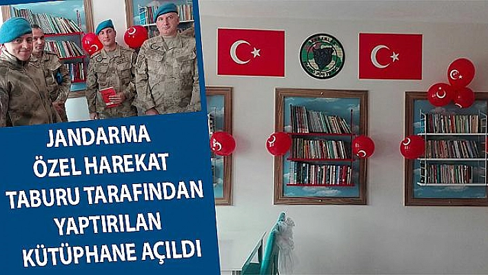 MEHMETÇİK'TEN ÖĞRENCİLERE KÜTÜPHANE