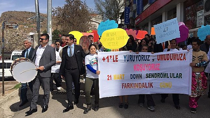 TUNCELİ'DE DOWN SENDROMLULAR FARKINDALIK GÜNÜ