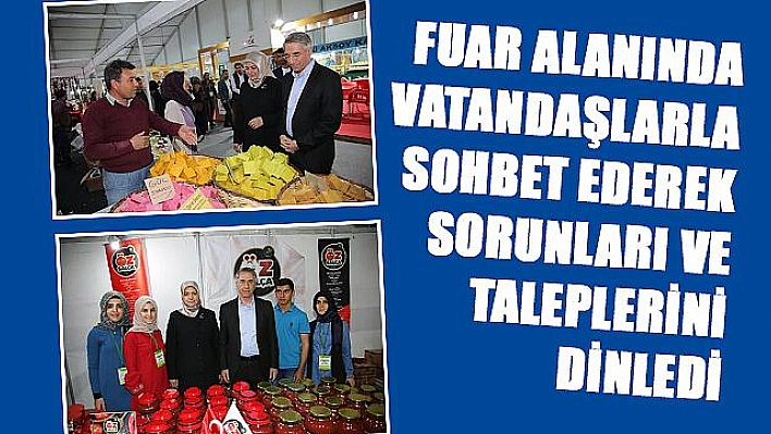 BAŞKAN YANILMAZ GIDA FUARI'NDA