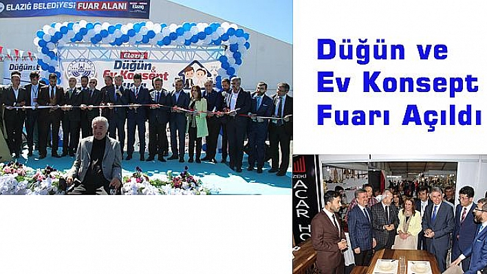 Düğün ve Ev Konsept Fuarı Açıldı