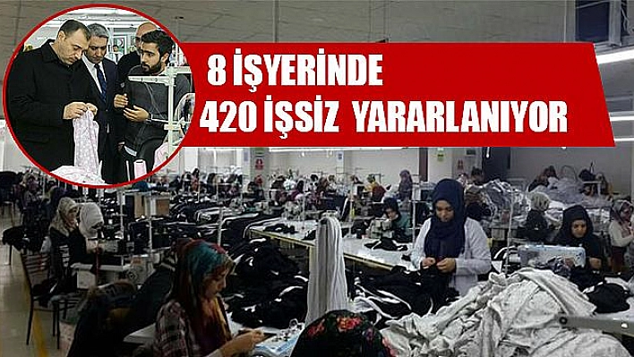 ELAZIĞ İŞKUR, MESLEK EDİNDİRME KURSLARIYLA TEKSTİLE DESTEK OLUYOR