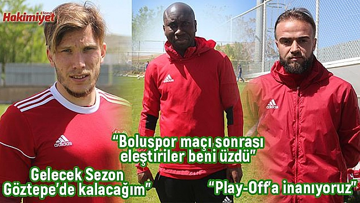 Futbolcular Play-Off'a inanıyor!