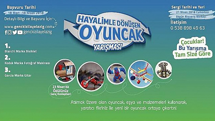 Genç Kızılay'dan 'Hayalimle Dönüşen Oyuncak Projesi'