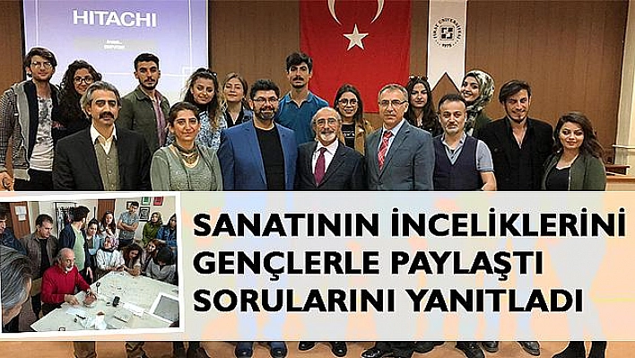 GRAVÜR SANATÇISI ŞÜKRÜ ERTÜRK ELAZIĞ'DA