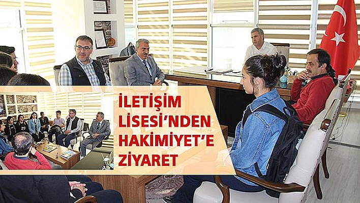 İletişim Lisesi'nden Hakimiyet'e Ziyaret