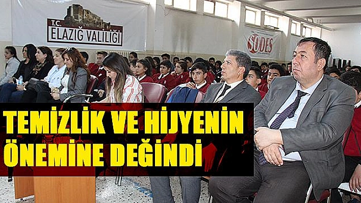 ÖĞRENCİLERE 'HİJYEN VE OBEZİTE' SEMİNERİ VERİLDİ