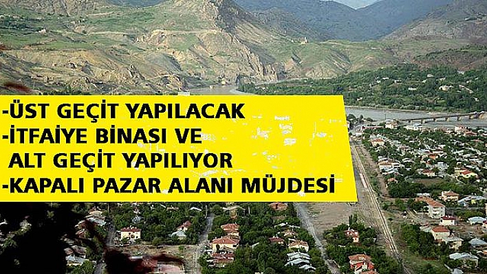 PALU'YA İTFAİYE BİNASI VE ALT GEÇİT YAPILIYOR