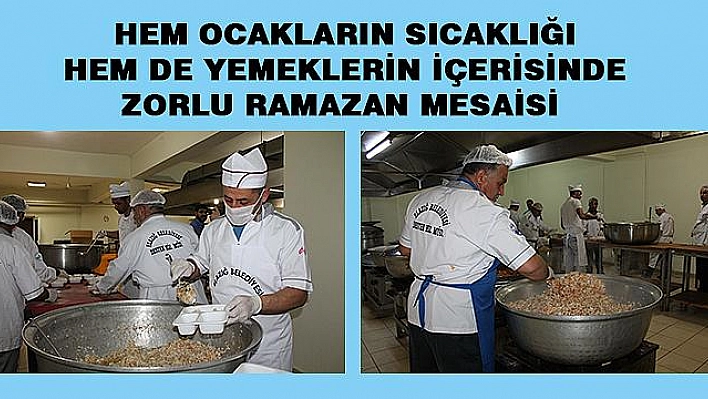 2 BİN KİŞİYE İFTAR HAZIRLIYORLAR