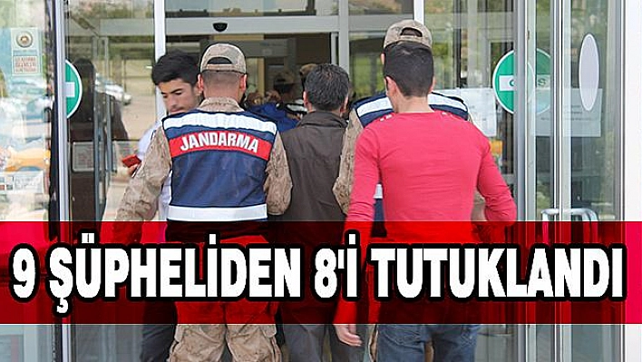 ELAZIĞ'DA 8 UYUŞTURUCU TACİRİ TUTUKLANDI