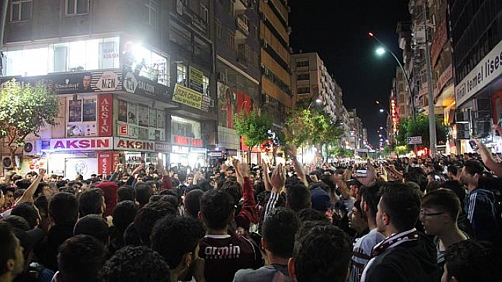 Elazığspor taraftarından protesto