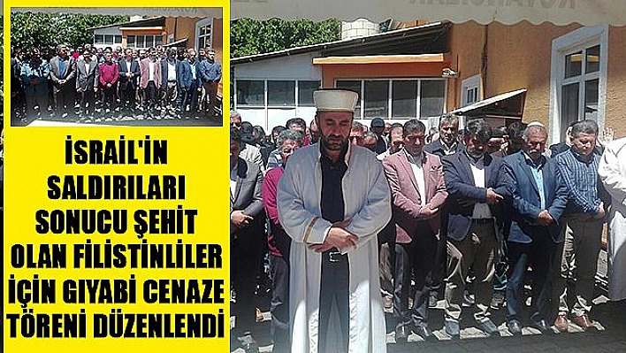 FİLİSTİNLİ ŞEHİTLER İÇİN GIYABİ CENAZE NAMAZI