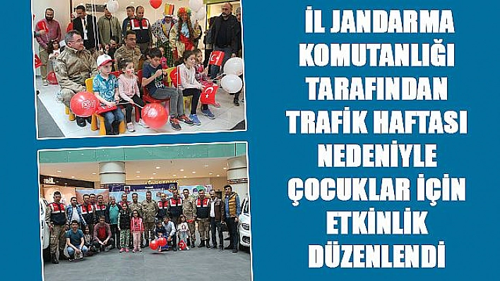 JANDARMADAN ÇOCUKLARA UYGULAMALI TRAFİK EĞİTİMİ