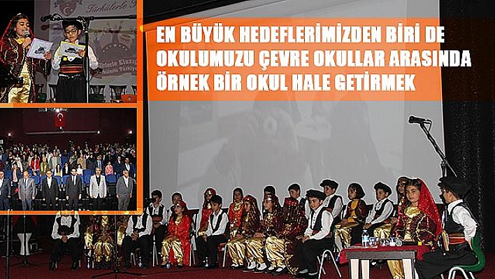 Minik Öğrencilerden Şiir ve Türkü Dinletisi