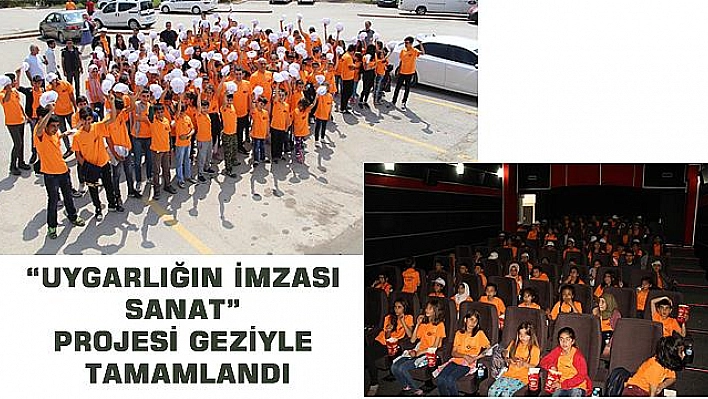 'UYGARLIĞIN İMZASI SANAT' PROJESİ GEZİYLE TAMAMLANDI