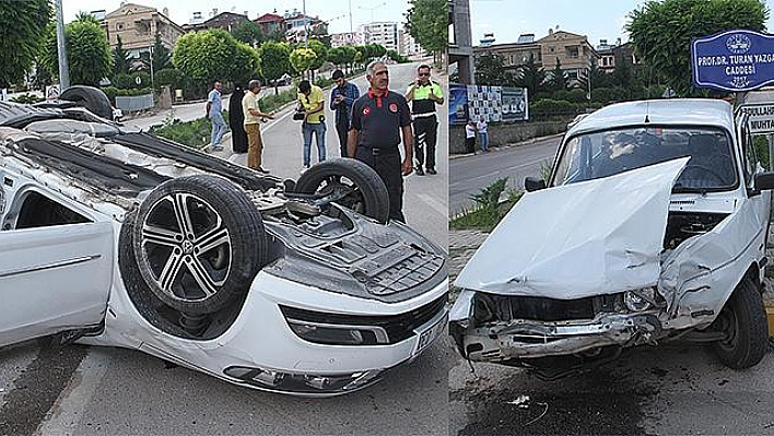 ELAZIĞ'DA TRAFİK KAZASI: 5 YARALI