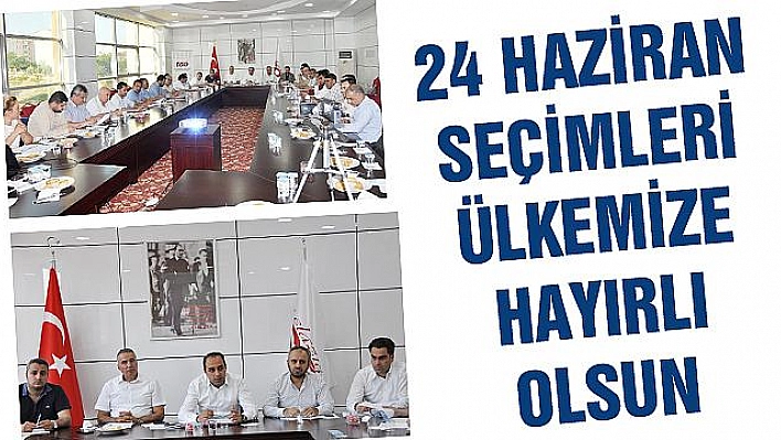 'İLİMİZ VE ÜLKEMİZ İÇİN HİZMET YARIŞI DÖNEMİ BAŞLAMIŞTIR'