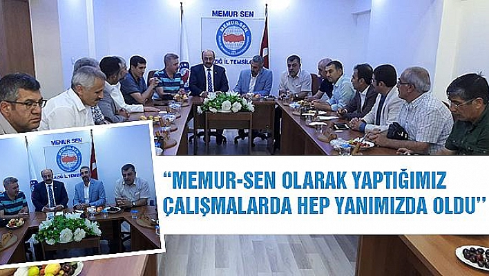 MHP ADAYI DEMİR MEMUR-SEN'İ ZİYARET ETTİ