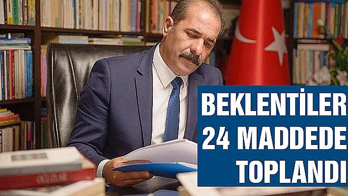 MİLLETVEKİLLERİNDEN BEKLENTİLER