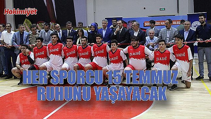 15 Temmuz Şehitleri Spor Salonu açıldı