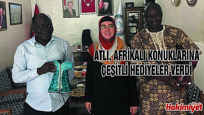 Belediye Başkan Atlı'nın Afrikalı ziyaretçileri