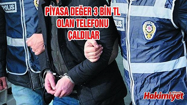 CEP TELEFONU ÇALAN 2 ŞÜPHELİ TUTUKLANDI