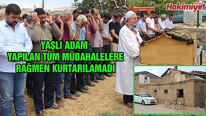 DAMDAN DÜŞEN YAŞLI ADAM HAYATINI KAYBETTİ