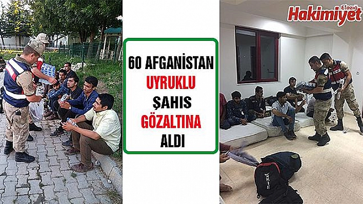 ELAZIĞ'DA 60 AFGANLI YAKALANDI