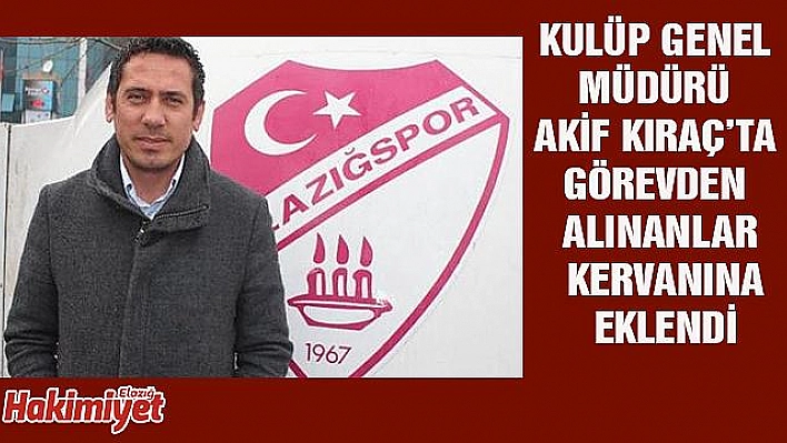 Elazığspor'da sular durulmuyor!