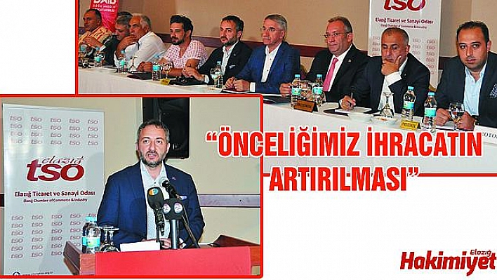 İHRACAT DEĞERLENDİRME TOPLANTISI YAPILDI