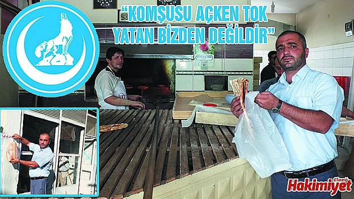 Keban'da 'Askıda Ekmek' uygulaması