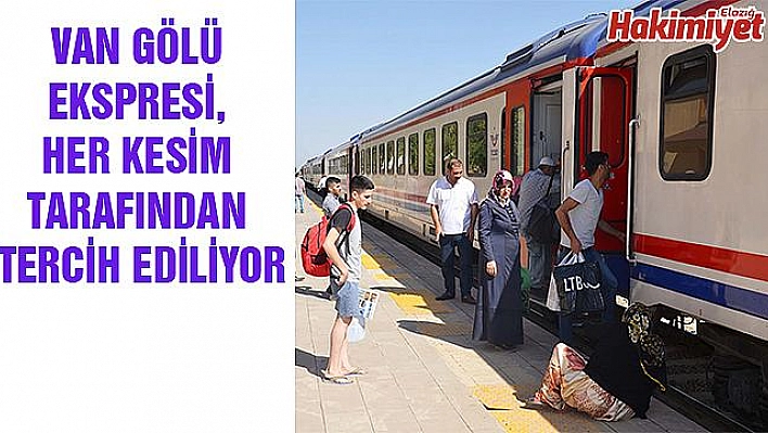 VAN GÖLÜ EKSPRESİ'NE YOĞUN İLGİ