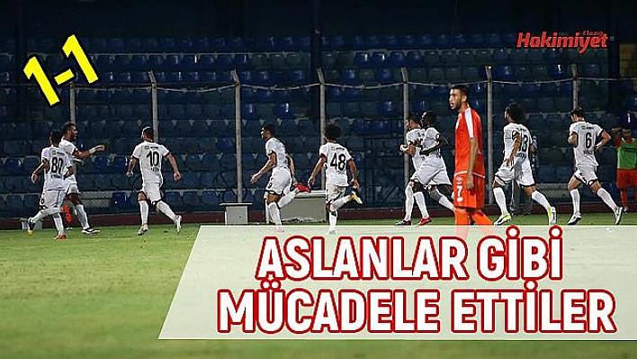 Alkışlar büyük Elazığspor'a!